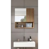 MID.YOU omara z ogledalom mone, barva hrasta | Shoptok.si