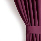 AmeliaHome curtain BLACKOUT color violet style classic tape type of material - textiles blackout 140x270 | shoptok.hr