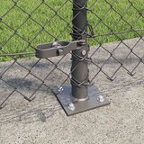  Ograde od lanca s betonskom podlogom 10 x 1,2 m Siva Mreža | shoptok.hr