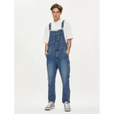 PepeJeans Jeans hlače z naramnicami Dougie Utility PM230077 Modra Loose Fit