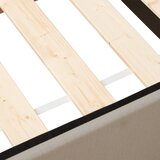 P & B POSTELJA Z VZMETNICO 120 cm x 200 cm , tekstil bež | Shoptok.si