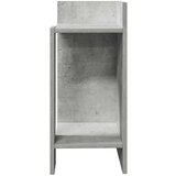 vidaXL Stranske mize s polico 2 kosa betonsko siv 25,5x27x60 cm | Shoptok.si