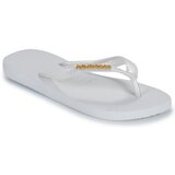 Havaianas Japonke TOP LOGO METALLIC Bela | Shoptok.si