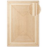 Hanse Home Kremno bela/v naravni barvi obojestranska/ročno tkana preproga iz jute 200x300 cm Looma – Cene