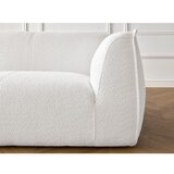 Bobochic Paris Bela sedežna garnitura iz tkanine bouclé 242 cm Giorgia – | Shoptok.si
