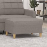  The Living Store Stolček za noge taupe 70x55x41 cm blago - Stolček Za Noge, (21482258) Cene