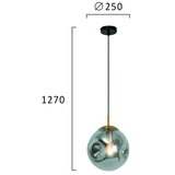  Luster na sajli OSCAR 1xE27/40W/230V dimljena crna | Eponuda.com
