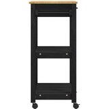  Kuhinjski kolica MONZA Crna 60 x 40 x 88,5 cm | Eponuda.ba