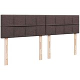 vidaXL Okvir kreveta s madracima tamnosmeđi 200x200cm tkanine | shoptok.hr