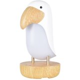 Venisymlis Lesena Led Namizna Svetilka Bird Z Bluetooth Zvočnikom - Bela, (22068230) | Shoptok.si