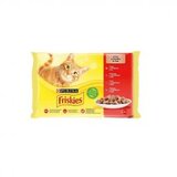 Purina sosići za odrasle mačke friskies, meso, 4x85g