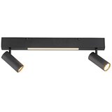SCHÖNER WOHNEN 11793-18 - LED spot svetlo DANTE 2xGU10/10W+LED/7,2W crna | Eponuda.com