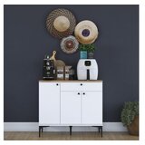 Hanah home JE194 - 3803 WalnutWhite Coffee Stand | ePonuda.com