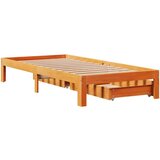 vidaXL Okvir kreveta s ladicama bez madraca vosak smeđi 100x200 cm | shoptok.hr