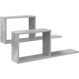vidaXL Lebdeče police 2 pcs Betonsko siva 80 x 15 x 30 cm, (5000307311) | Shoptok.si