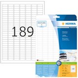 Herma Samolepilne etikete Superprint 4333, (25,4 x 10 mm), 25/1 Cene