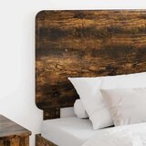  Uzglavlje s uzglavljem Dimljeni hrast 75 cm Konstruirano drvo | shoptok.hr