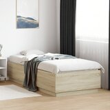 Furnova Posteljni okvir z LED lučkami sonoma hrast 90x200 cm inž. les, (21934388) Cene