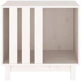  Kućica za pse bijela 60 x 45 x 57 cm od masivne borovine | shoptok.hr