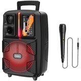 Hoco BS37 Dancer zvučnik sa mikrofonom, Bluetooth konekcija, FM, USB, AUX, crni Cijene
