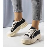 Gemre Black platform sneakers Nichole Cene