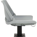 vidaXL Zložljiv sedež za čoln 2 kosa brez blazine siv 48x51x41 cm | Shoptok.si