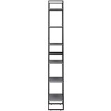 Police za pohranu sive 60 x 30 x 210 cm od masivne borovine | shoptok.hr