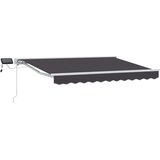  Ručni okvir tende s LED-ima Antracit 3 5 x 2 5 m - Antracit Bijeli 3 5 x 2 5 m | shoptok.hr