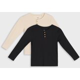 Sinsay Paket od 2 majica s dugim rukavima | shoptok.hr