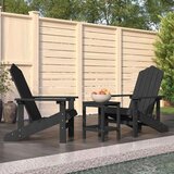 vidaXL Vrtne stolice Adirondack sa stolićem HDPE antracit | shoptok.hr