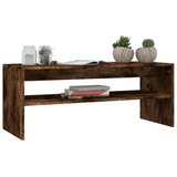  Stolić za kavu boja hrasta 100x40x40 cm od konstruiranog drva | shoptok.hr