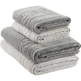 SET IZ FROTIRJA antracit, svetlo siva 50x100/67x140 cm