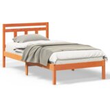  Krevetna konstrukcija Smeđa 160 cm x 200 cm Masivna borovina | shoptok.hr
