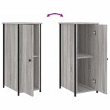 Noćni ormarići 2 kom boja hrasta 32x42x80 cm konstruirano drvo | shoptok.hr