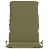  Jastuk za stolac s visokim naslonom GEMERT 4 kom. - Maslinasta zelena (melange) 120 x 50 x 6 cm 4 | shoptok.hr