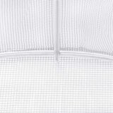  Rastlinjak z jeklenim okvirjem bel 6 m² 3x2x2 m | Shoptok.si