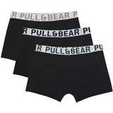 Pull&Bear Boksarice pikčasto rjava / jelka / črna / bela