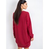 BASIC Feel Good Dress-RV-TU-5184.93P-burgundy | Shoptok.si