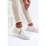 VINCEZA Sneakers Women's Sports Shoes On Platform With Decoration White 13613 | Shoptok.si