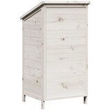  Vrtna Šupa Bijela 59 x 56 x 113,5 cm Čvrsto drvo jele | shoptok.hr