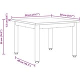  Stolić za kavu Sonoma 50 x 50 x 36 cm Konstruirano drvo | shoptok.hr