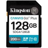 Kingston SD 128GB CanvasGoPlusSDXC,r/w:200/160MB/sDSLRs, mirrorless cameras, 4K video | Eponuda.ba