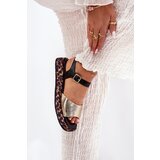 S. BARSKI Leather Elegant Women's Sandals S.Barski GR51-603 Gold | shoptok.hr