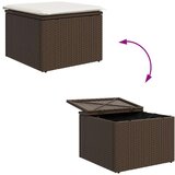  8-delna vrtna jedilna garnitura z blazinami, sivi poly ratan, (22093022) | Shoptok.si