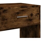  Toaletni stolić s ogledalom boja dimljenog hrasta 80x39x80 cm | shoptok.hr