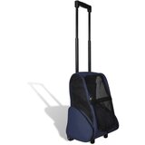 vidaXL Zložljiv večnamenski voziček za hišne ljubljenčke moder, (20751700) | Shoptok.si