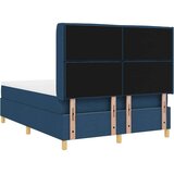 Box spring krevet s madracem Plava 140 x 200 cm tkanina - Plava 140 x 200 cm Dizajn linija | shoptok.hr