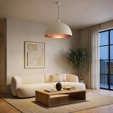 Brilagi LED luster na sajli METALO 1xE27/40W/230V prečnik 60 cm bež/bakarna | Eponuda.com
