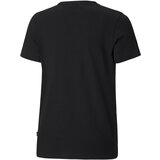 Puma Majica 'Essentials' črna / bela | Shoptok.si