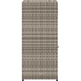  Vrtni ormarić za pohranu sivi 55x55x111 cm od poliratana | shoptok.hr